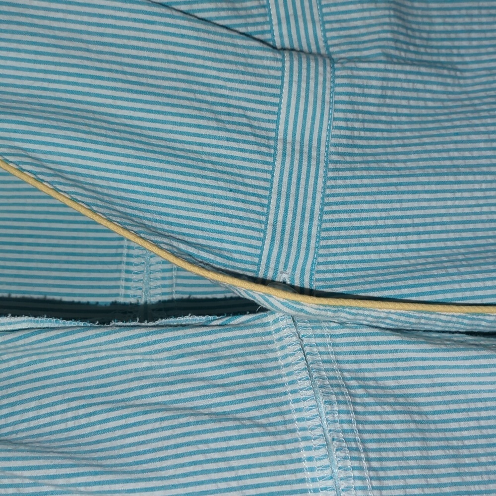 EUC Poppagallo Blue and White Stripe Dress - Picture 5 of 7